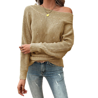 Women's Casual Loose-fitting Long Sleeve Sweater