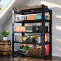 72'H 5-Tier Adjustable Heavy Duty Shelving Metal Mesh Storage Rack (3000 Lbs Loading Capacity) - Metal Shelf Organizer for Pantry, Garage, Kitchen - 48'W*23.6'D*72'H - Black