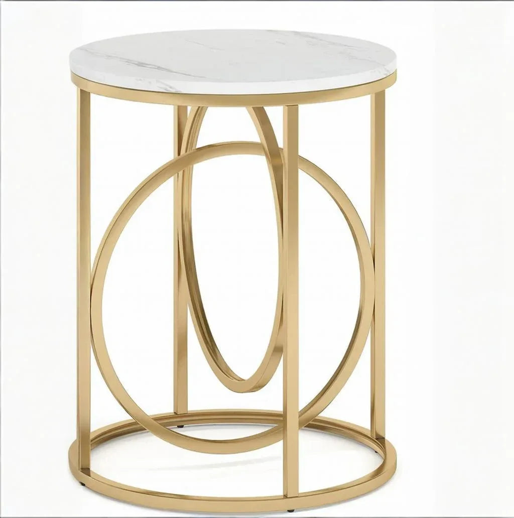 Round Coffee Table,Stylish Sofa Table,Elegant Side Table - Eloy Royal