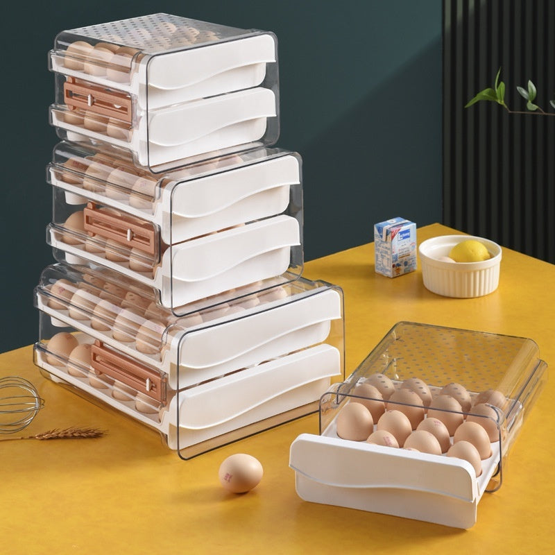 With Scale Egg Storage Box Kitchen Refrigerator Drawer Storage Box - Eloy Royal