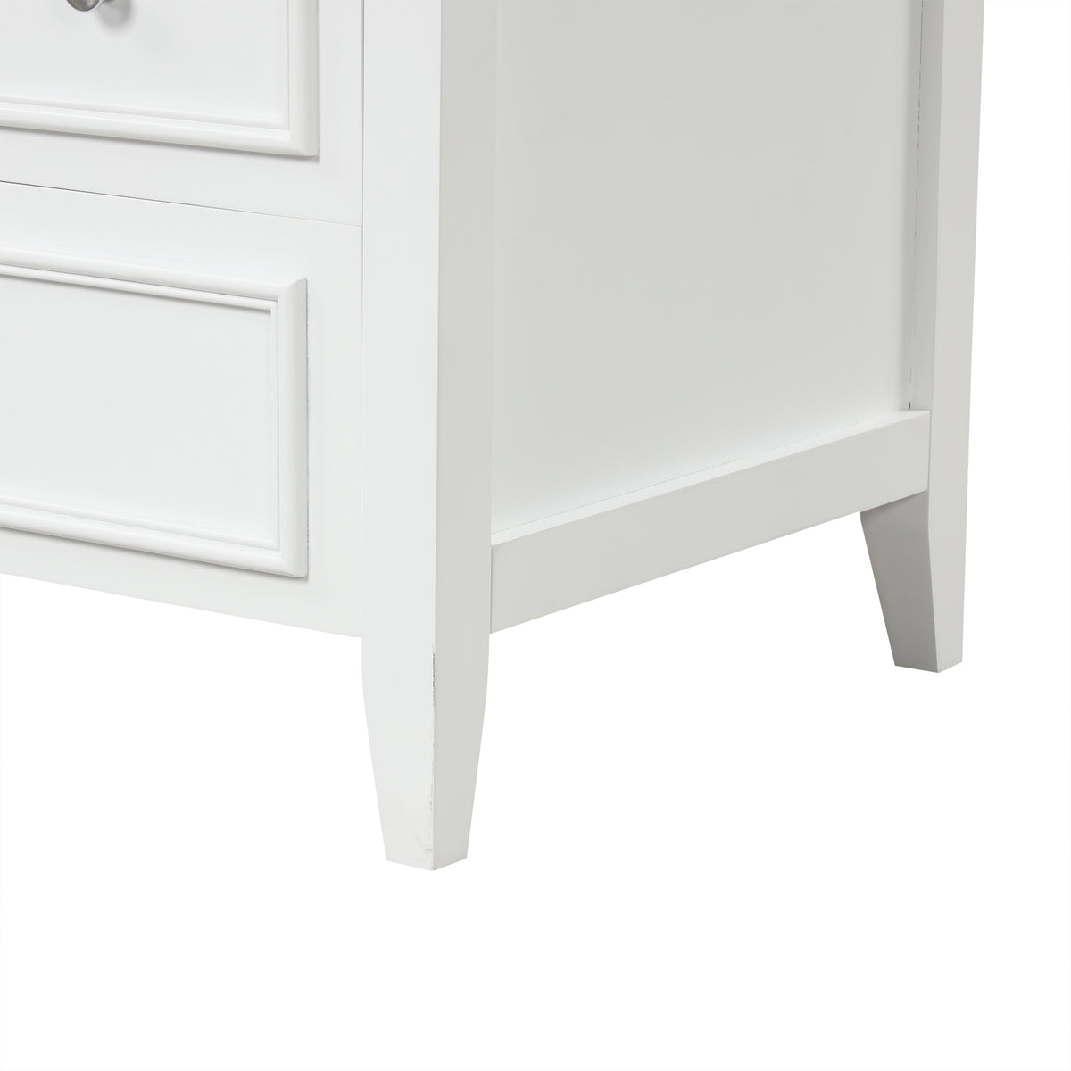 Giotto Three-Drawer Bathroom Vanity with Sink, White, 30 in