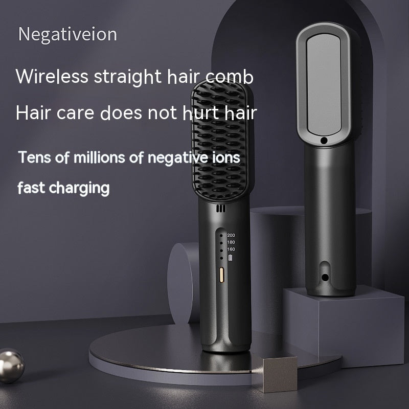 Mini Charging Straight Comb Portable Fashion