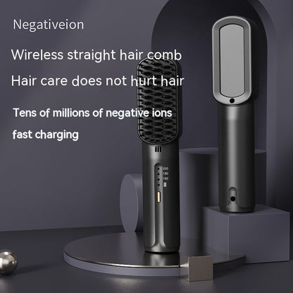 Mini Charging Straight Comb Portable Fashion