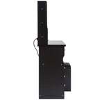 41' Large Size Left Drawer Desktop Vanity Table+Cushioned Stool Dresser Set, 2 AC+2 USB Power Station, Hair Dryer Stand, Extra Large Touch Control LED Mirror, 3-color Switch, EPA, GCC, UL Certificate - Eloy Royal