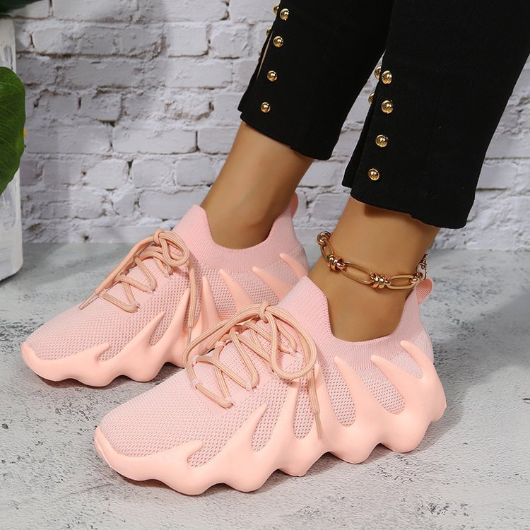 Octopus Knitted Rubber Sole Sneaker Female Male Plus Size Soft Sole Shoes - Eloy Royal