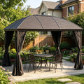 Garden Hardtop Gazebo,Metal Gazebo Canopy,Outdoor Gazebo