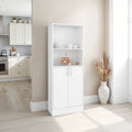 Griffin Multi-storage Cabinet with 5 Compartments, and 2 Doors, White