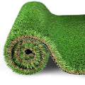 6.5FTX33FT Outdoor Artificial Grass Runner Rug, Thick Realistic Fake Grass Roll Decor Patio Balcony Garden Lawn, Dog Pets Turf Drain Mat, 1.38' Pile Height