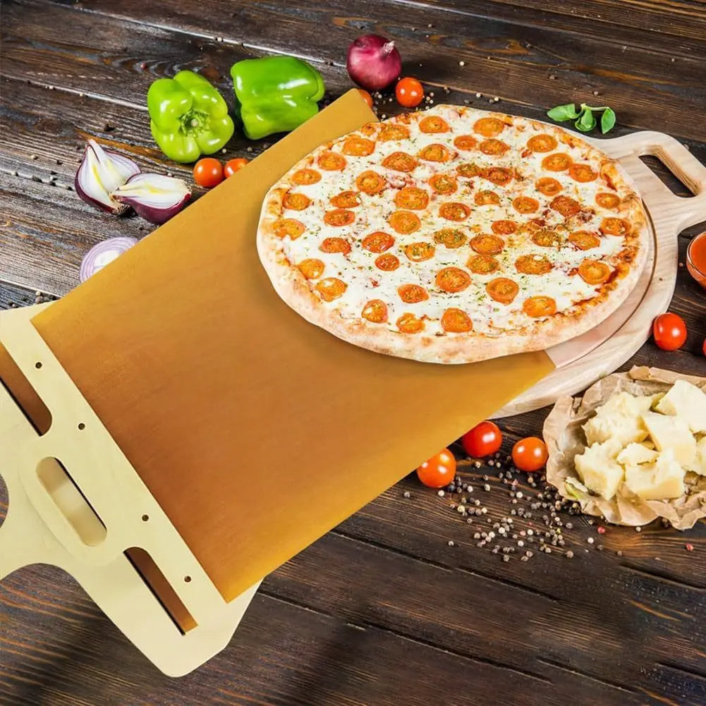 Kitchen Gadgets Sliding Pizza Shovel Non Stick Pizza Smooth Cutting Board Storage Transfer Board Kitchen Baking Tool - Eloy Royal