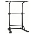 Sport Power Tower Workout Dip Station Pull Up Bar, Height Adjustable Multi-Function Dip Stand for Home Gym Strength Training Fitness Equipment Black