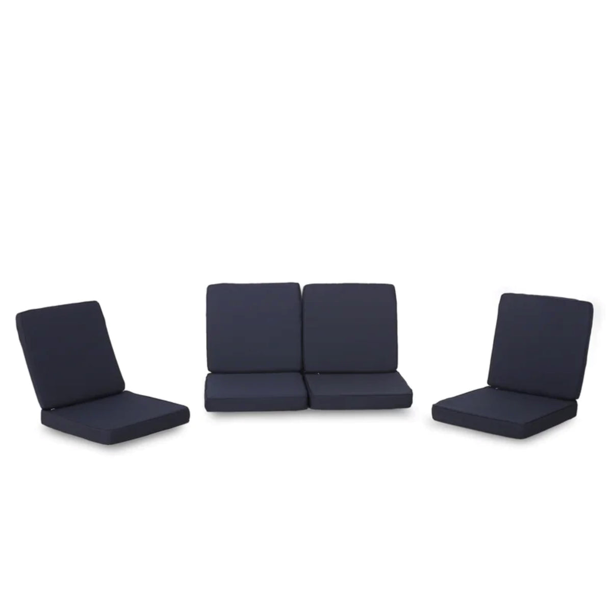 CAROLINA CLUB CHAIR CUSHION SET, BACK CUSHION AND SEAT CUSHION, NAVY, SET OF 4 (63513.00 CUSHION SET)