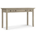Washington 54 inch Wide Solid Wood Desk in Distressed Grey