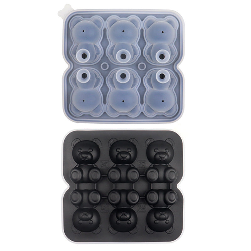 Bear Ice Cube Molded Silicone Ice Tray - Eloy Royal