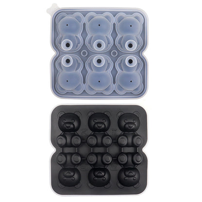 Bear Ice Cube Molded Silicone Ice Tray - Eloy Royal