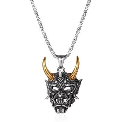 S925 Sterling Silver Skull Pendant Necklace