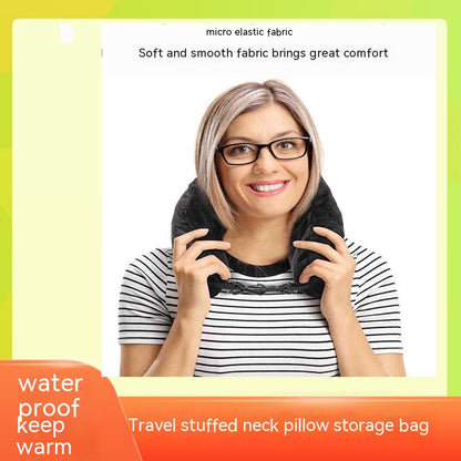 Refillable Travel Neck Pillowcase Buggy Bag - Eloy Royal