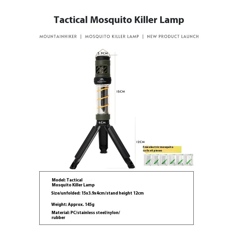 Outdoor Camping Multifunctional Lighting Portable Mosquito Killing Lamp