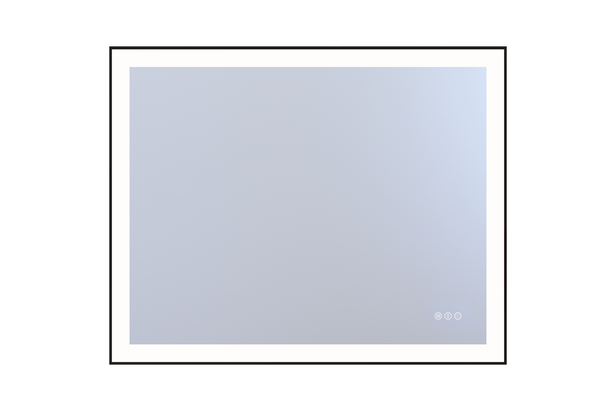40*32in LED Mirror with Defogger & Dimmable, 3-Color Temperature (3000/4000/6000K), Closed Corner Frame, ETL Listed.