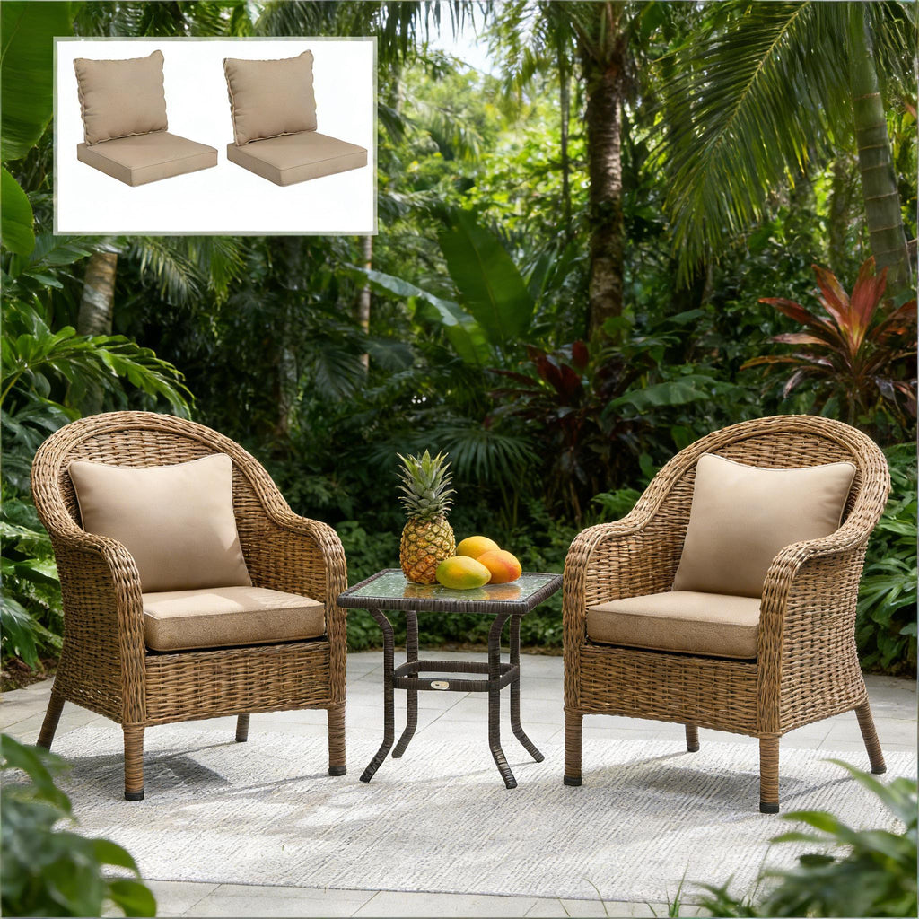 Seat Replacement Cushion Set,Chair Cushions(Only Cushion)