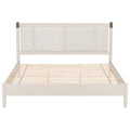 Solid Wood King Size Bed-Grey, Box 1 Of 2: Footboard,Center rails support slats,leg support slats,Side rails,Hardware, Complete SKU N770PK361419E