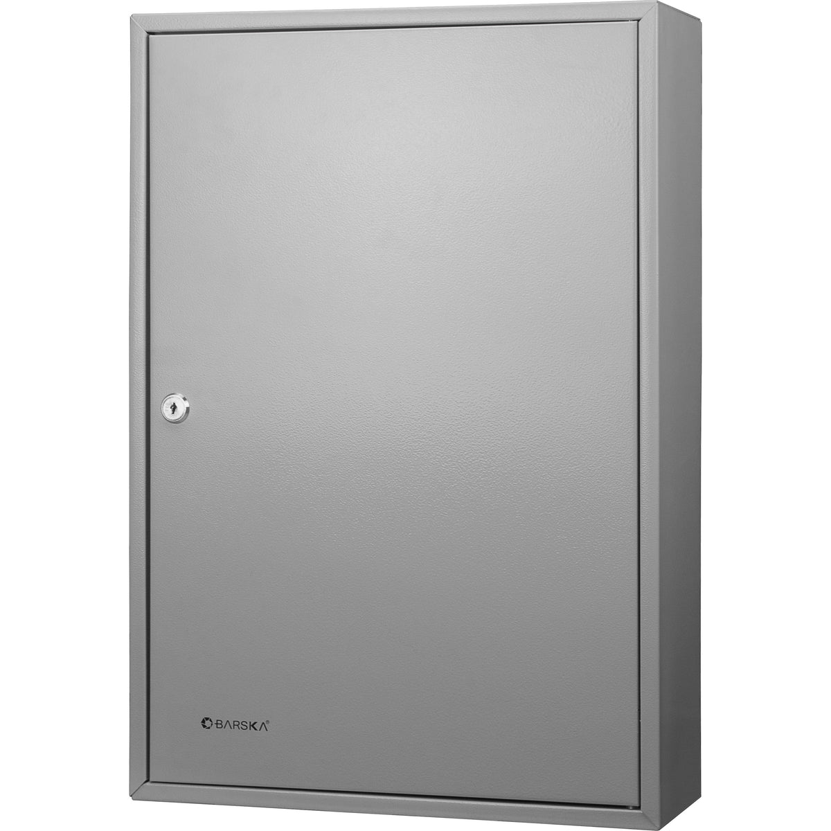 Adjustable 150 Key Cabinet with Key Lock in Gray Steel for Secure Storage