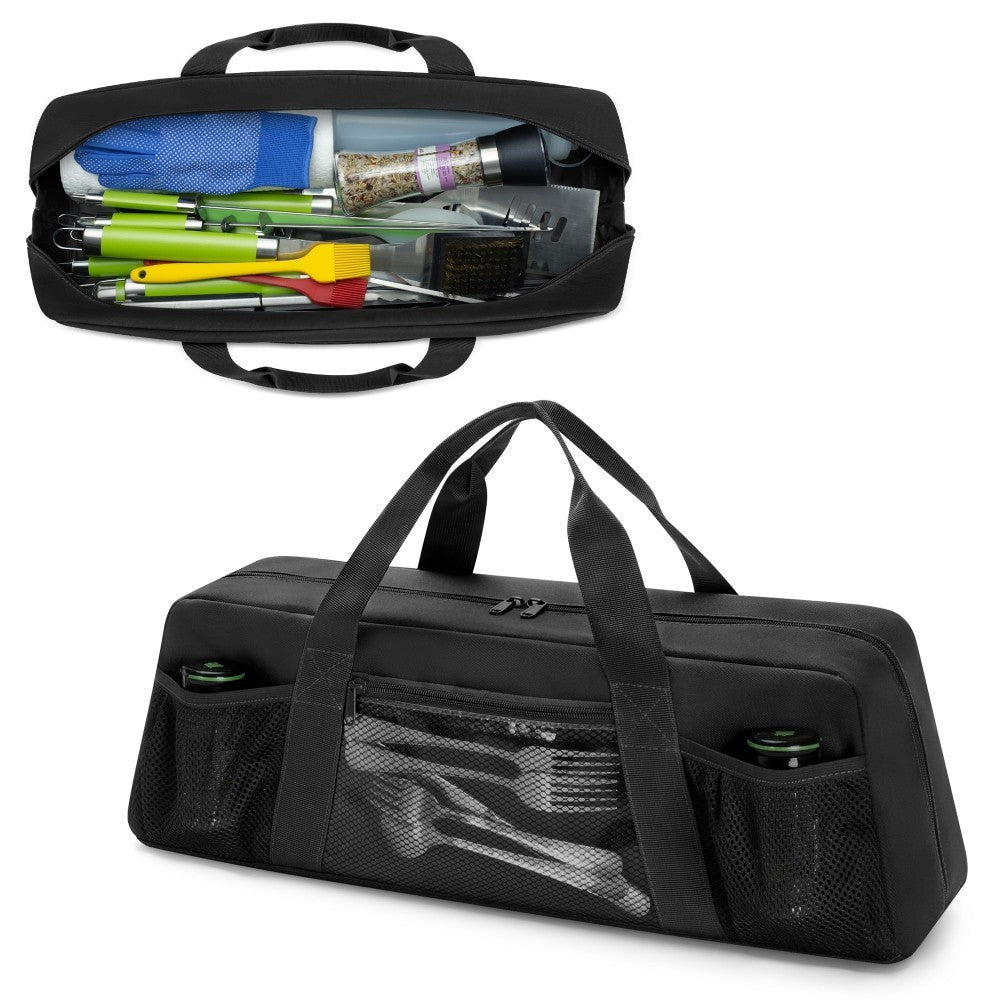 Large Grill Utensil Storage Caddy with Pockets
