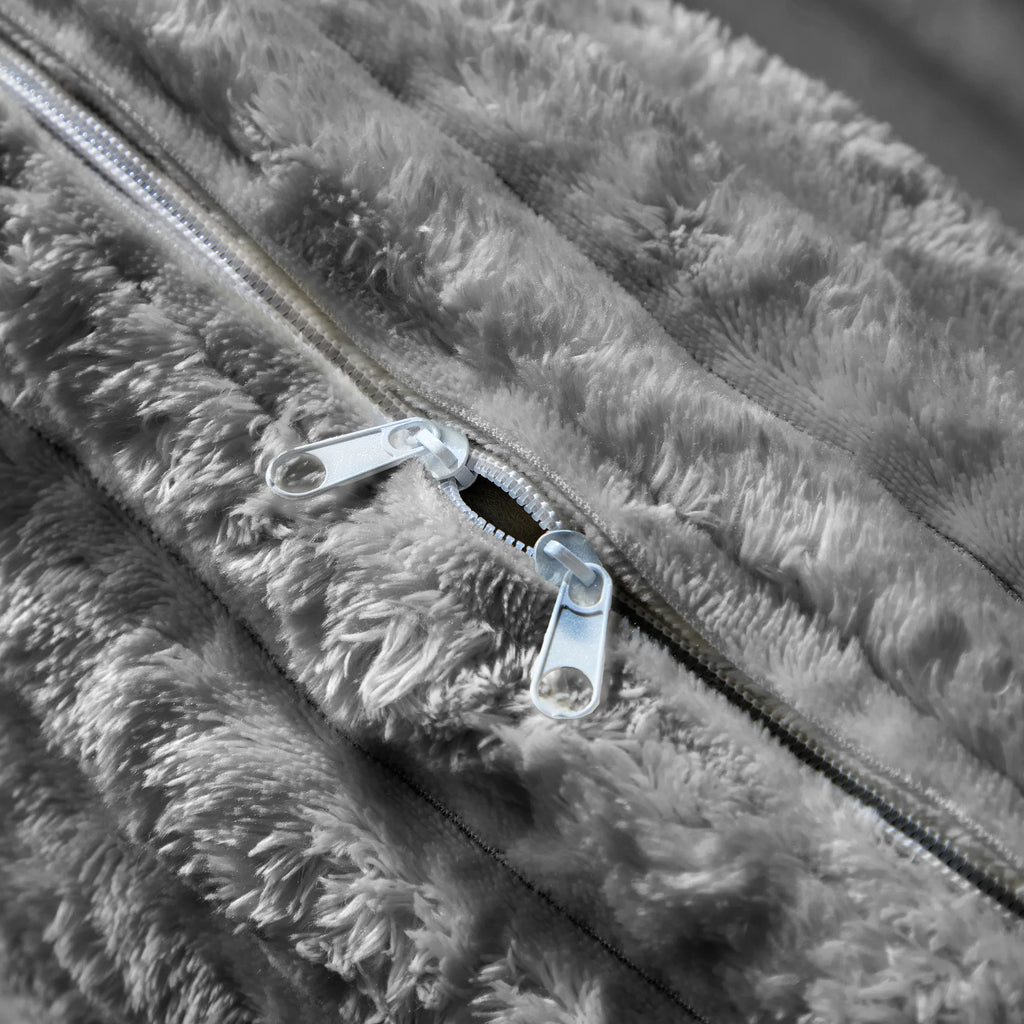 82.7 'Plush Corduroy 3-Seat Sofa,Modern Comfy Upholstered Sofa Cloud Couch,Deep Seat Couches with Soft Pillows and 2 Ottomans,Convertible Sofa Lounge Chair,for Living Room,Apartment,Office,Grey - Eloy Royal