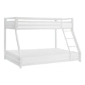 Bed Full Twin Twin/Full Bunk Youth White