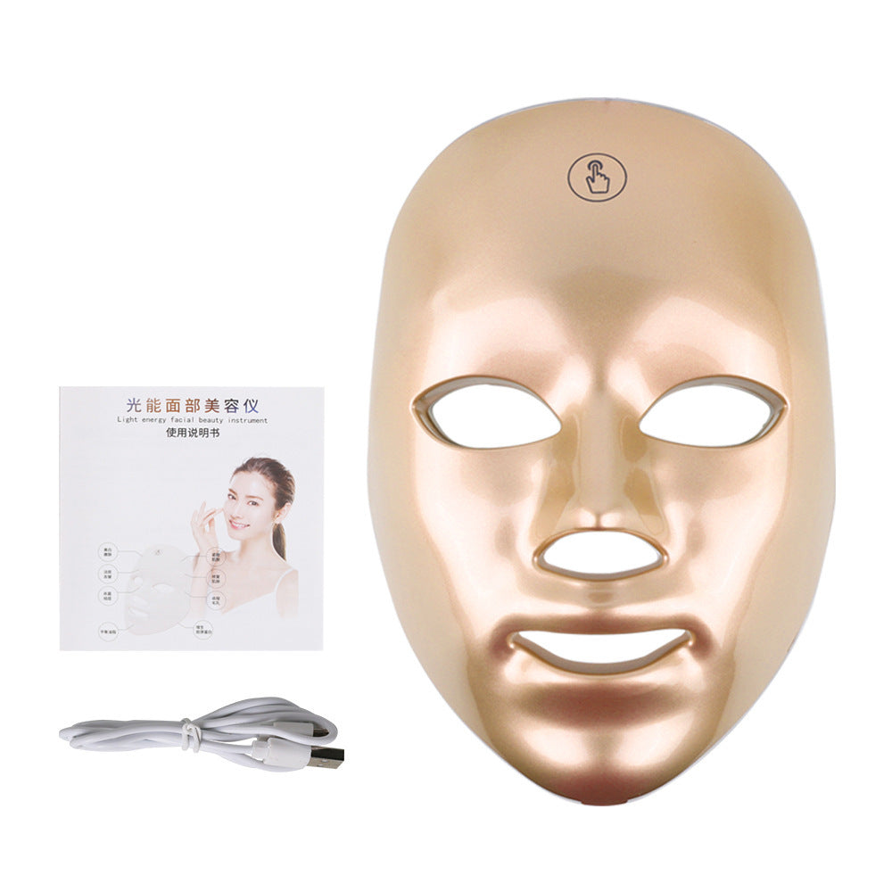 Touch Screen Seven-color Light Mask LED Photon Skin Rejuvenation