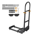 Golf Cart Rear Seat Grab Bar for Most Golf Carts with Metal Footplates Black