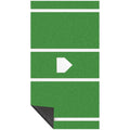 Premium Baseball Batting Mat: 10x3.8 ft Indoor/Outdoor Portable Baseball Softball Hitting Mat, Non-slip Rubber Bottom Batting Cage Mat with Home Plate for Batter, Pitcher and Catcher Training