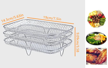 3-layers Air Fryer Rack - Eloy Royal