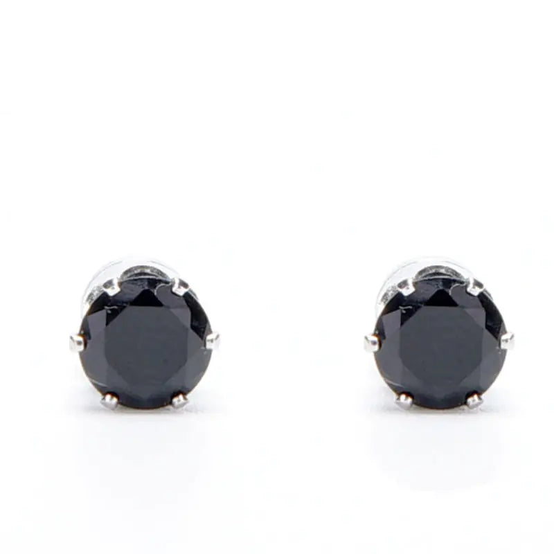 Unisex Crystal Stone Stud Earrings - Eloy Royal