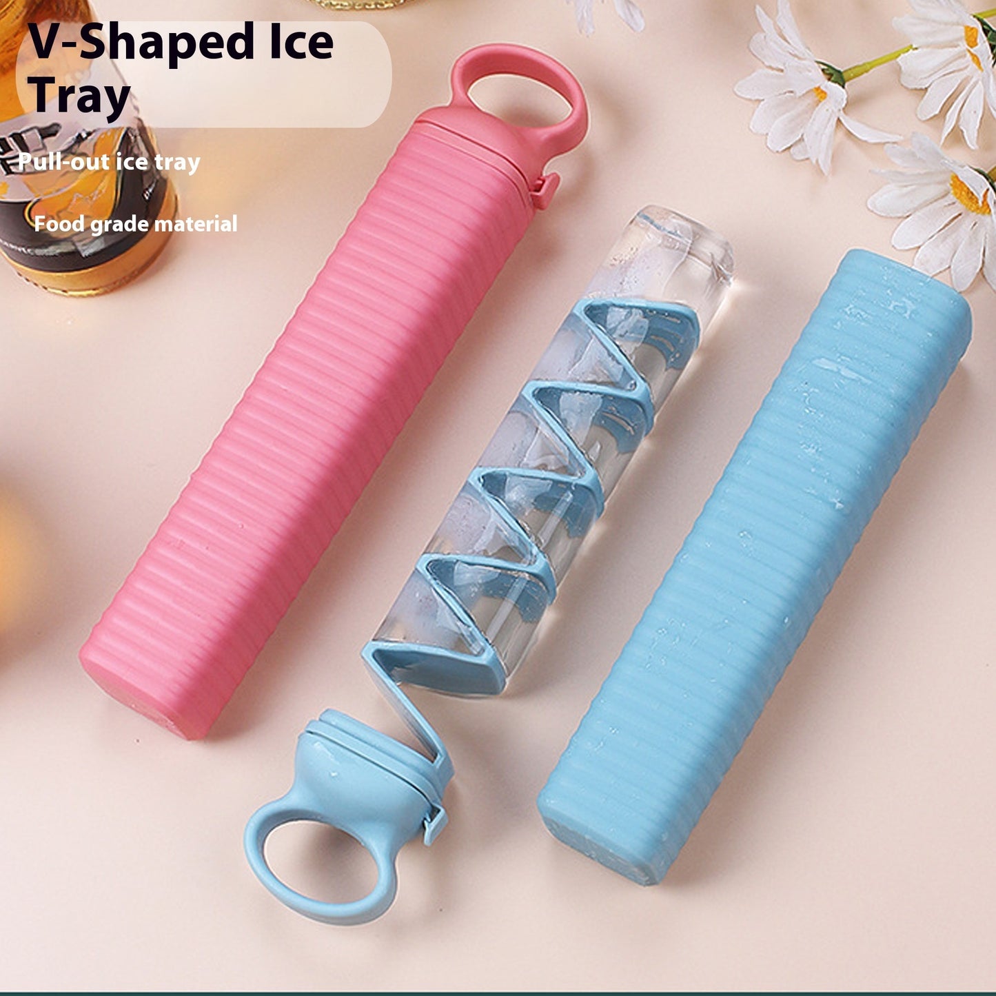 Food Grade Ice Tray Plastic Ice Maker Household Mold