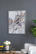 35.4x47.2x1.5' Rectangle Abstract Watercolor Oil Painting