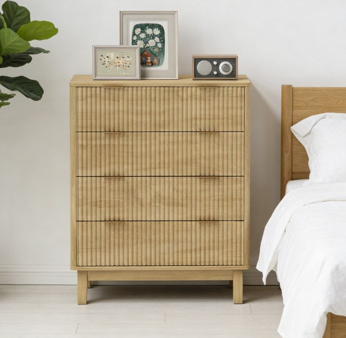 Closet Dresser,4 Drawer Double Dresser for Bedroom