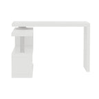 Modern 47'L Swivel Top Desk-High Gloss White - Eloy Royal