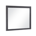 Clifton Modern Framed Dresser Mirror with Wood Frame Design in Espresso (Dresser Not Included)