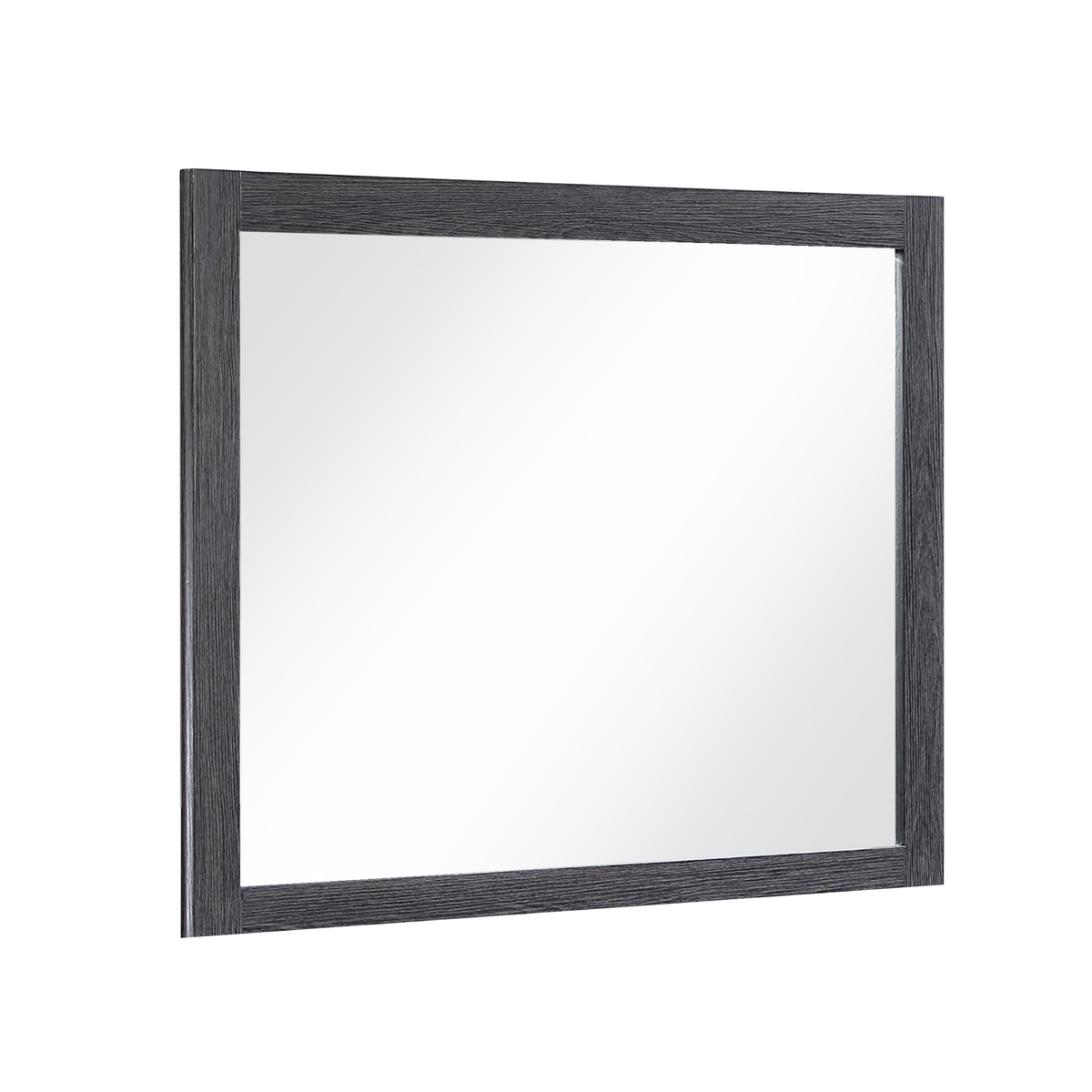 Clifton Modern Framed Dresser Mirror with Wood Frame Design in Espresso (Dresser Not Included)