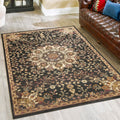 Classic GC_VIN5016 Black 7 ft. 10 in. x 10 ft. 3 in. Area Rug