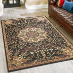 Classic GC_VIN5016 Black 7 ft. 10 in. x 10 ft. 3 in. Area Rug