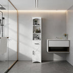 Narrow Cabinet with Drawer,Tall Slim Bathroom Storage Cabinet