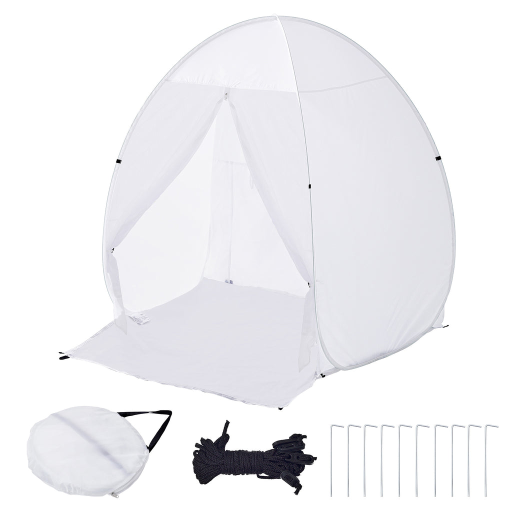 Spray Paint Shelter Portable Spray Paint Tent Booth 60x60x70 in Pop Up