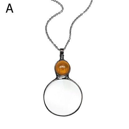 New Mother's Day Magnifying Glass Pendant Necklace - Eloy Royal