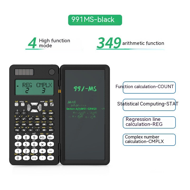 2 In 1 Foldable Scientific Calculators Handwriting Tablet Learning Function Calculator  Foldable Desk Scientific Calculators - Eloy Royal