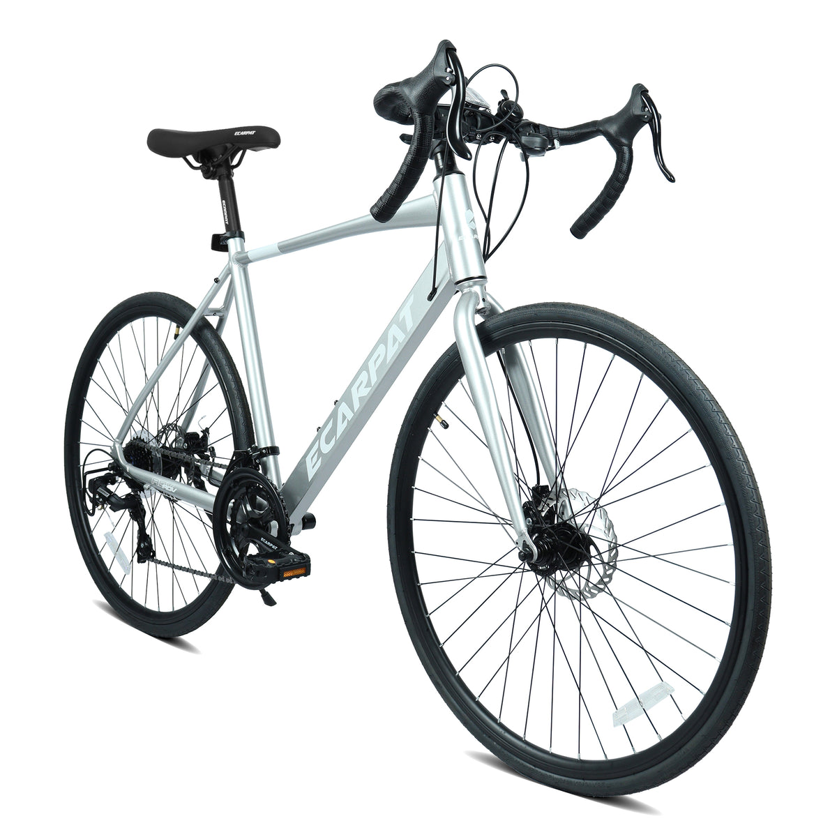 A28320R 700Cx28 Road Bike, Lightweight Aluminum Frame, Disc Brakes, 16-Speed, Fast Acceleration, Suitable for Men and Women, Ideal for High-Intensity Riding