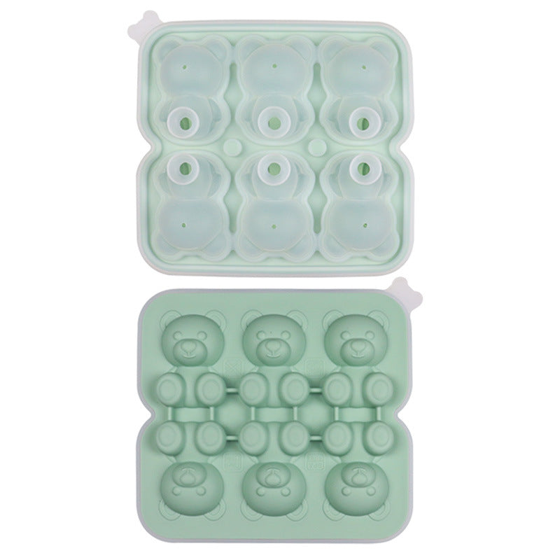 Bear Ice Cube Molded Silicone Ice Tray - Eloy Royal