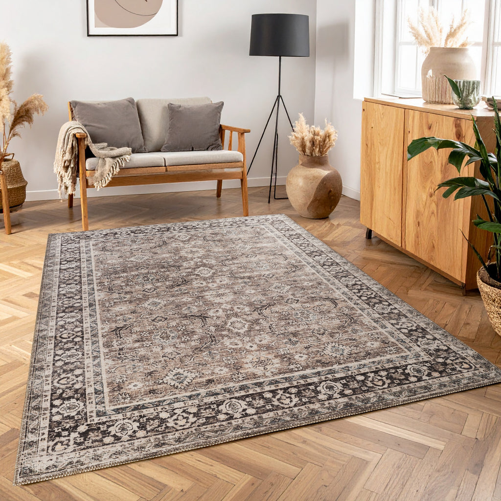 Majestic GC_RYL1004 Brown 5 ft. 3 in. x 7 ft. 3 in. Area Rug