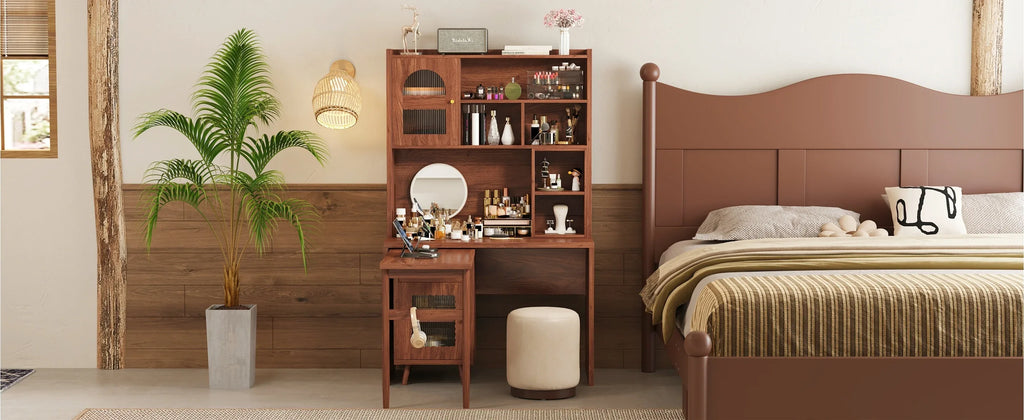 Computer Desk with 90 Degree Rotating Desktop, 43x70 Inch Office Desk with Storage Drawer and Cabinets, Gaming Desk with Shelves, Writing Desk for Study, Work Desk for Home (Old SKU:N733P279101D) - Eloy Royal