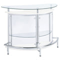 Strick White Freestanding Glass Top Home Bar Wine Cabinet with Metal Frame, White Finish, Wood and Metal Construction